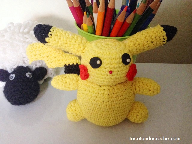 Na onda do Pokémon Go Brasil – Pikachu de crochê