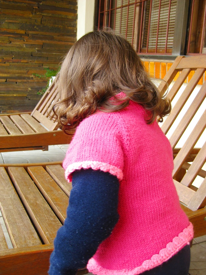 blusinha de trico para 2 anos