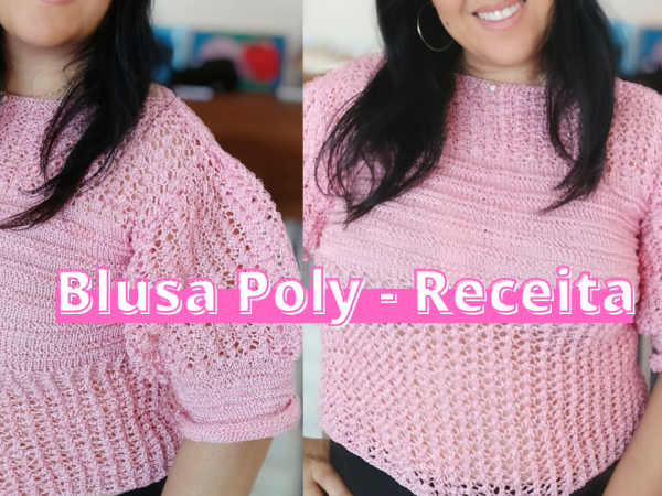 Blusa Poly – blusa de tricô com fio de polypropileno